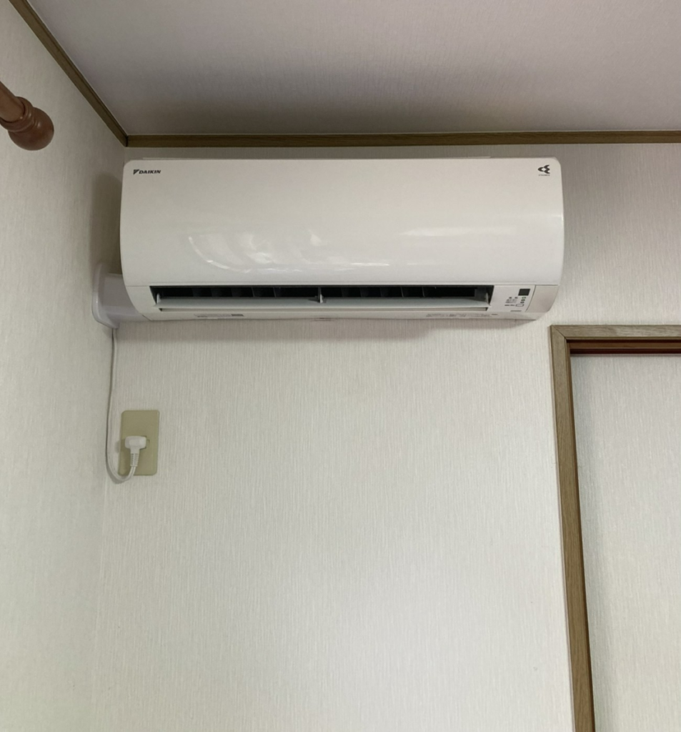 千葉市稲毛区より佐倉市へのエアコン移設